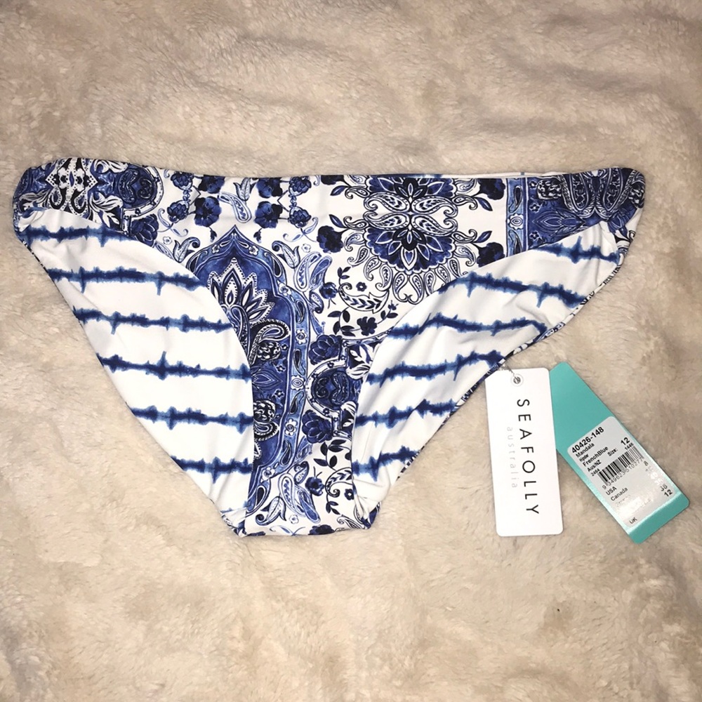 Seafolly Mandala Reversible Bikini Bottoms new 8